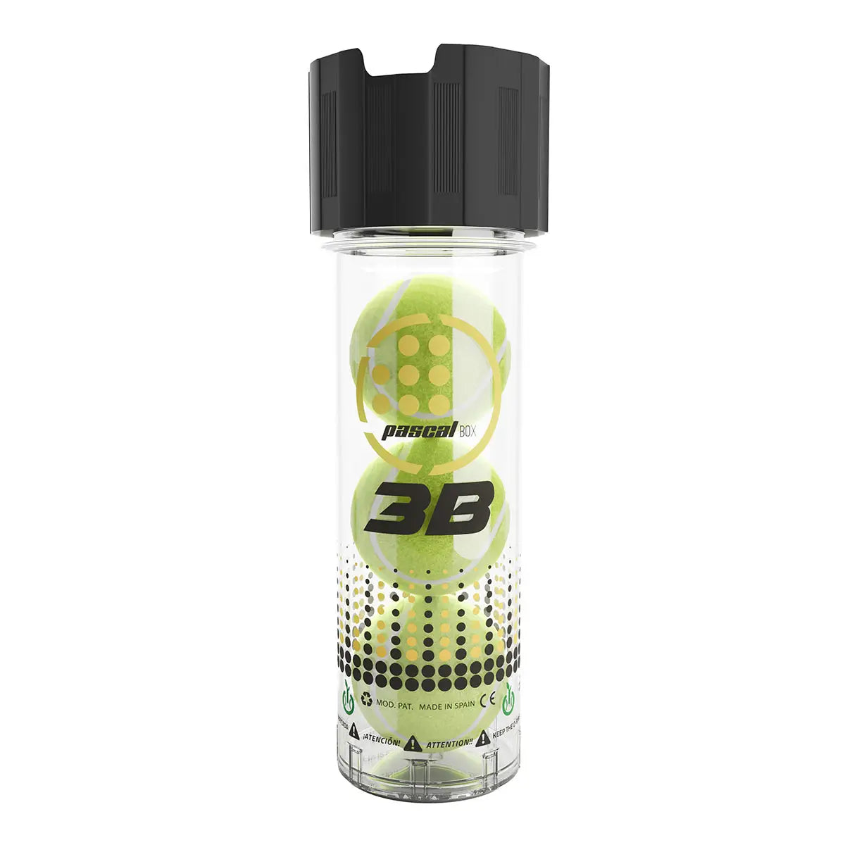 Bullpadel Pascal Box 3B – Прессуризатор для мячей для падель (3 мяча)